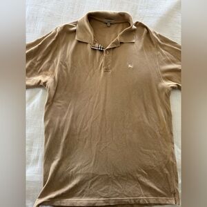 Burberry Tan Polo Shirt